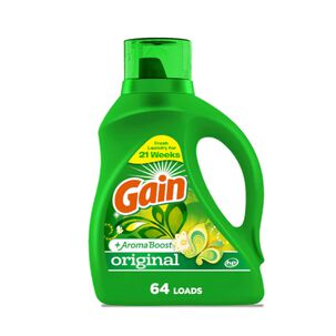 Detergente De Ropa Líquido Original 2.72lts (64 Lav) Gain